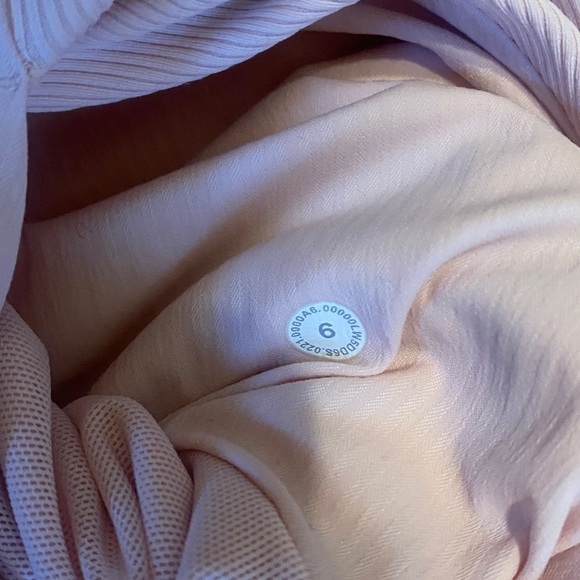 Lululemon light Pink lined studio track Pants - Picture 3 of 6